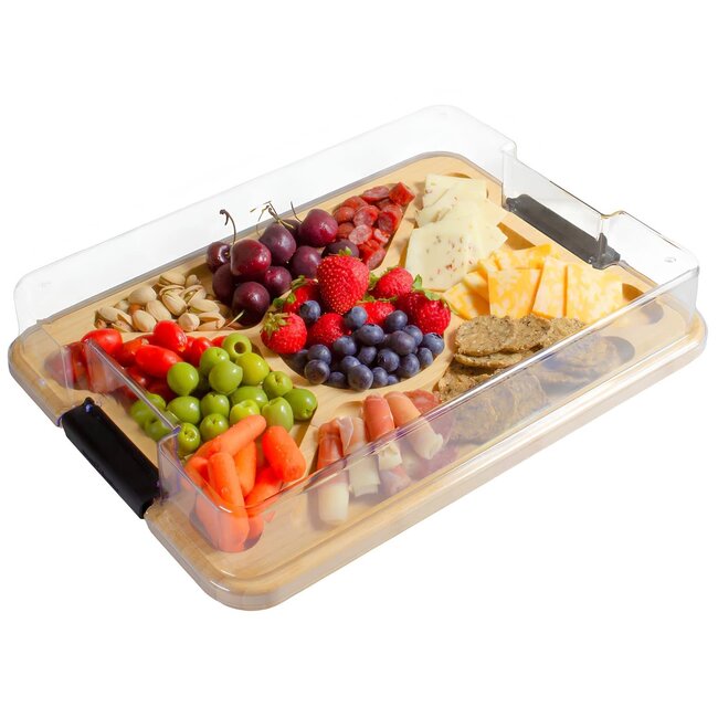 Charcuterie Board with Locking Lid