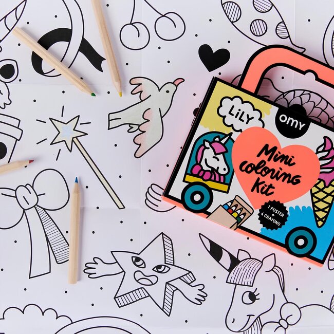 Pocket Coloring Kit - lily