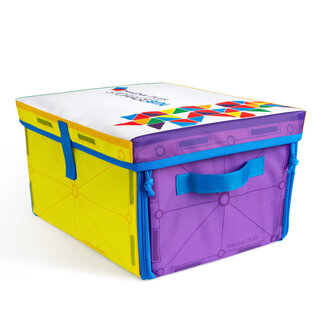 Magna-Tiles Storage Bin & Interactive Play-Mat