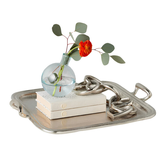 Vintage Metal Hotel Tray Large