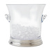 MATCH Pewter Crystal Ice Bucket with Handles