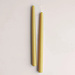 Beeswax Pair of 12" Taper Candles Olive