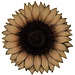 Die Cut Vintage Sunflower