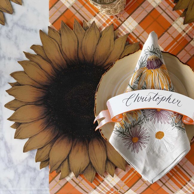 Die Cut Vintage Sunflower