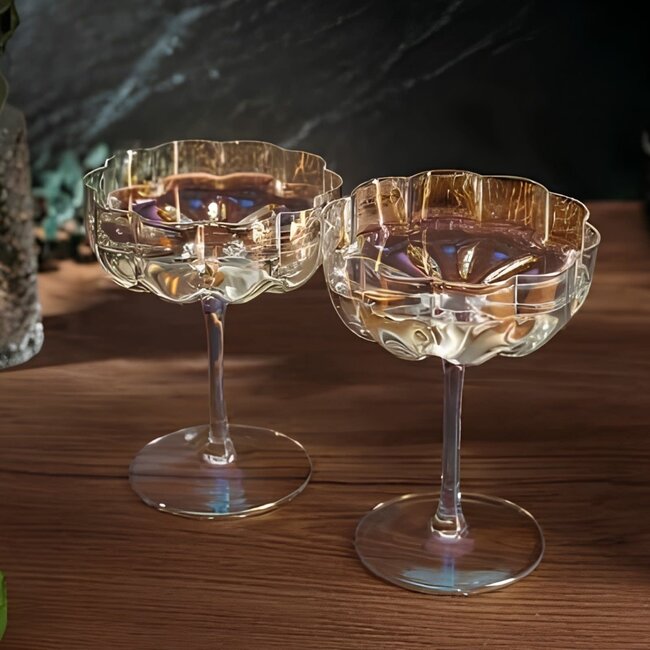 Flower Elegant Coupe - Iridescent