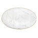Carrara White Marble Oval Platter Large