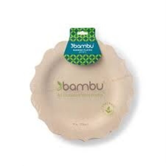Bambu Disposable Bamboo Fancy Plates