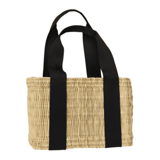 Structured Weave Basket - Black Large
