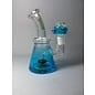 Cannatron Ooze Glyco Bong Glycerin Chilled Glass Water Pipe - Aqua Teal