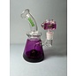Cannatron Ooze Glyco Bong Glycerin Chilled Glass Water Pipe - Ultra Purple
