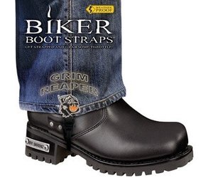 strap biker boots