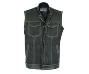 daniel smart denim vest
