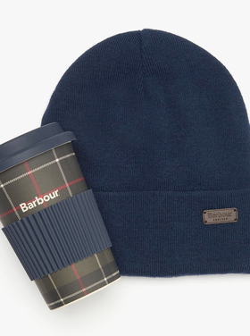 Barbour Barbour Swinton Beanie and Travel Mug