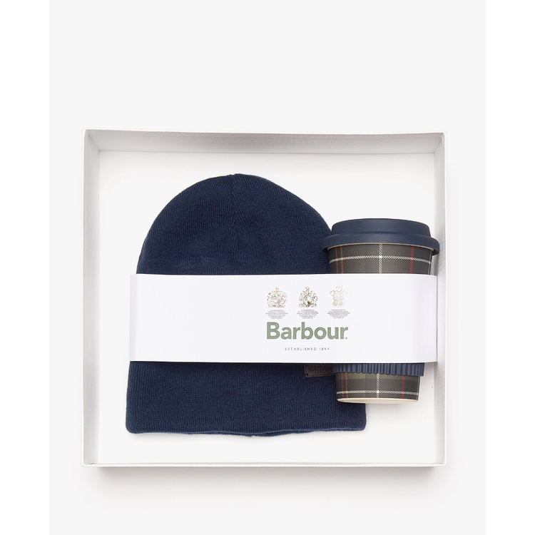 Barbour Barbour Swinton Beanie and Travel Mug