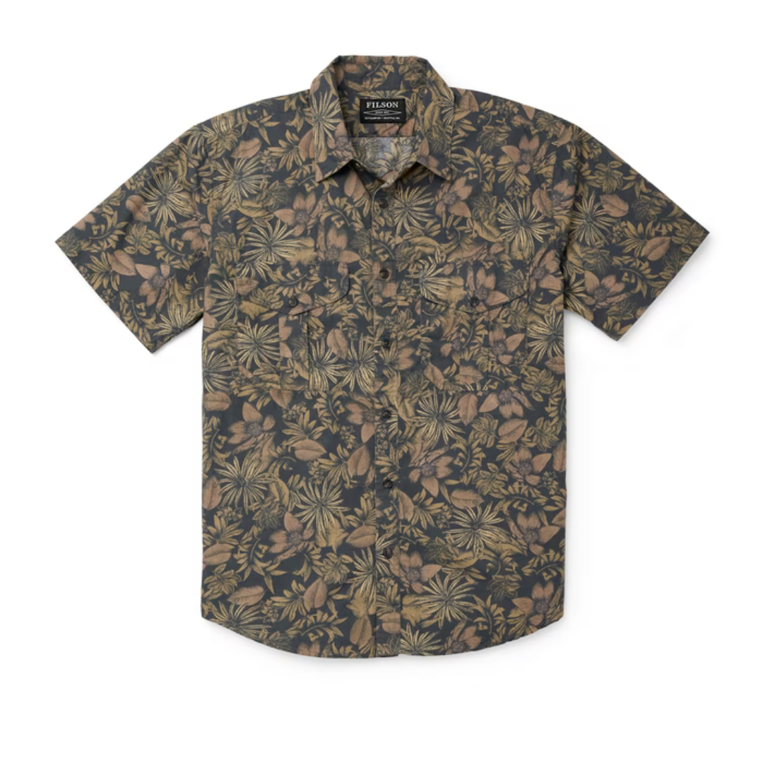 Filson Washed S/S Feather Cloth Shirt