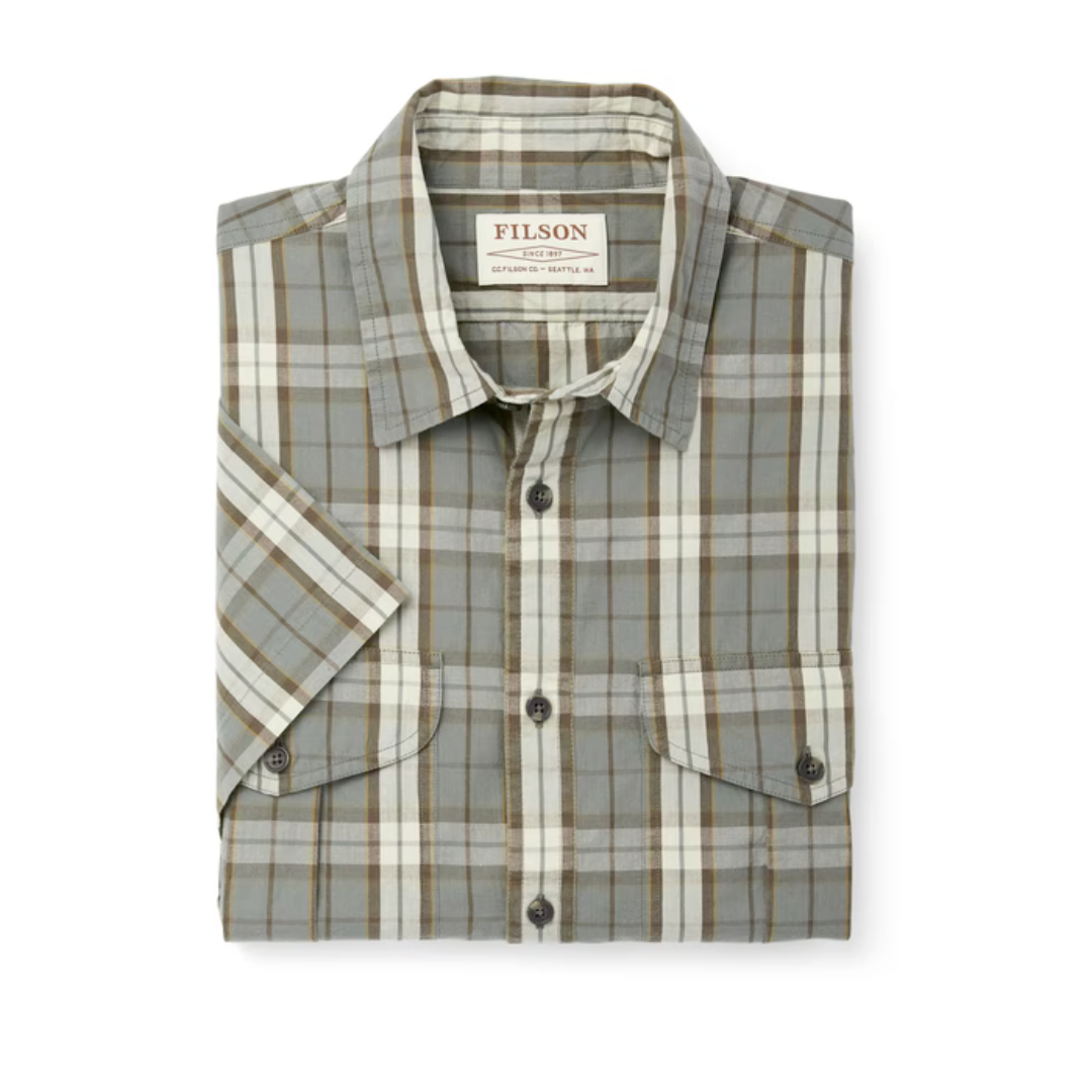 Filson Filson Washed S/S Feather Cloth Shirt