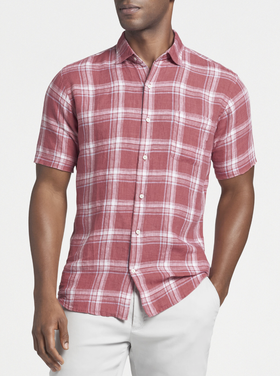 Peter Millar Peter Millar North Shore Linen SS Sport Shirt