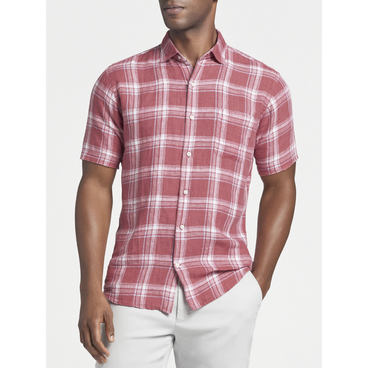 Peter Millar Peter Millar North Shore Linen SS Sport Shirt