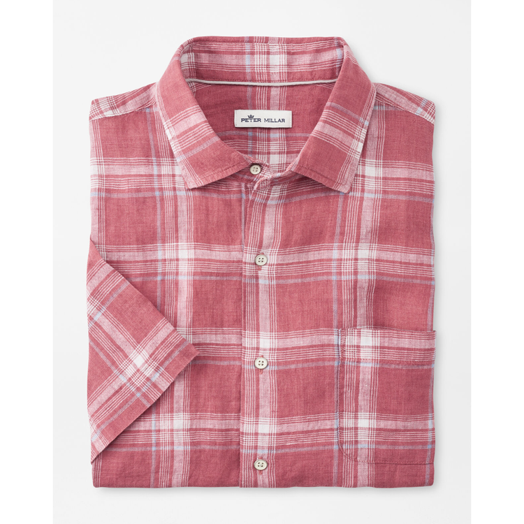 Peter Millar Peter Millar North Shore Linen SS Sport Shirt