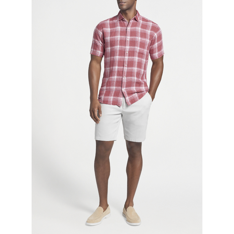 Peter Millar Peter Millar North Shore Linen SS Sport Shirt