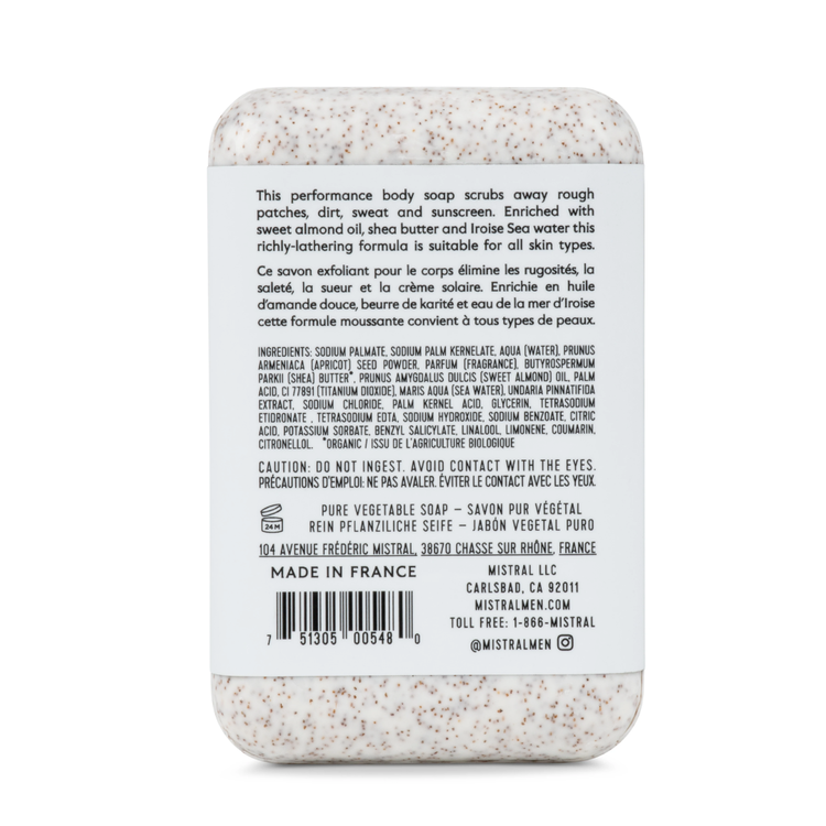 Mistral Mistral Bar Soap Men's Exfoliating - Performance Series