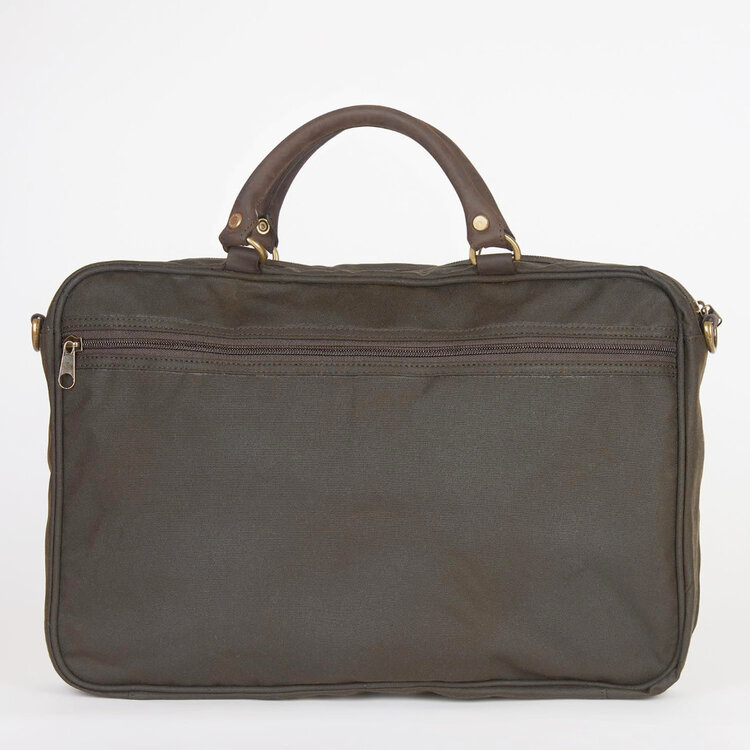 Barbour Barbour Wax Leather Briefcase