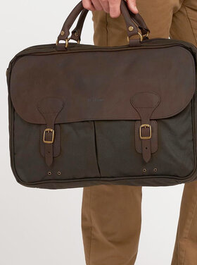 Barbour Barbour Wax Leather Briefcase