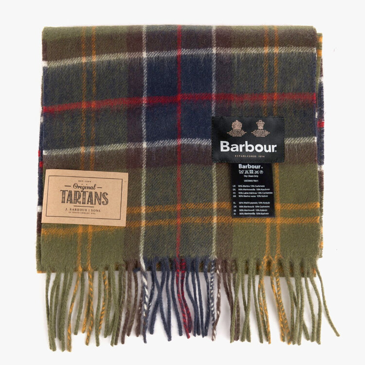 Barbour Barbour Wool Cashmere Tartan Scarf