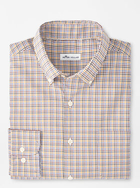 Peter Millar Peter Millar Quinby Crown Light Cotton Blend Sport Shirt