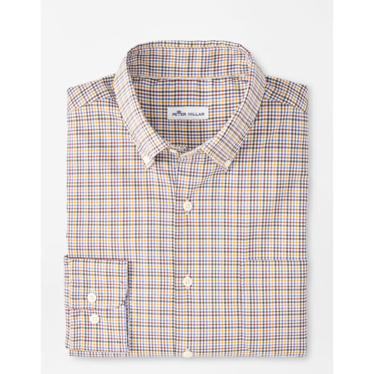 Peter Millar Peter Millar Quinby Crown Light Cotton Blend Sport Shirt
