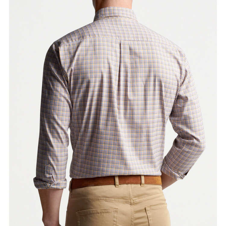 Peter Millar Peter Millar Quinby Crown Light Cotton Blend Sport Shirt