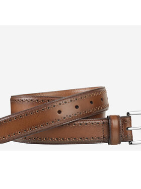 Johnston & Murphy Johnston and Murphy Edge-Perfed Embossed Belt