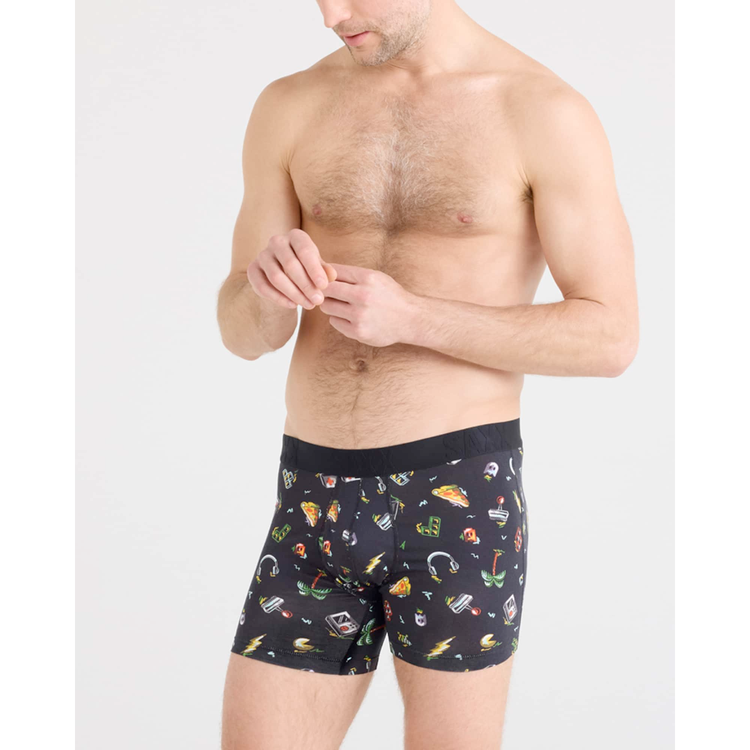 Saxx Saxx DropTemp Cooling Cotton Boxer Brief Fly