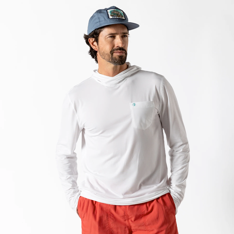 Duck Head Duck Head LS Windward Performance Hooded T-Shirt