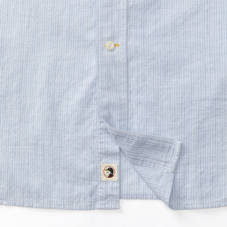 Duck Head Duck Head LS Cotton Slub Sport Shirt - Donovan Stripe