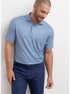 Peter Millar Peter Millar Gingham Performance Jersey Polo