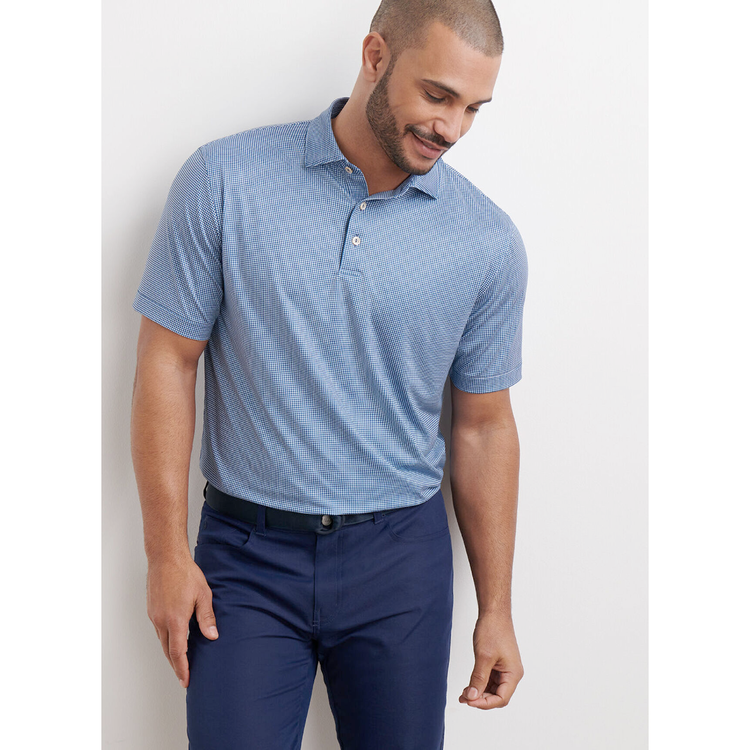 Peter Millar Peter Millar Gingham Performance Jersey Polo