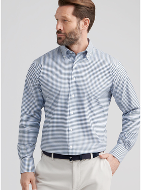 Peter Millar Peter Millar Cashiers Performance Twill Sport Shirt