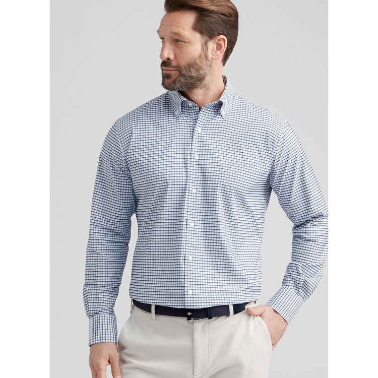 Peter Millar Peter Millar Cashiers Performance Twill Sport Shirt