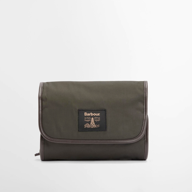 Barbour Barbour Wax Hanging Wash Bag