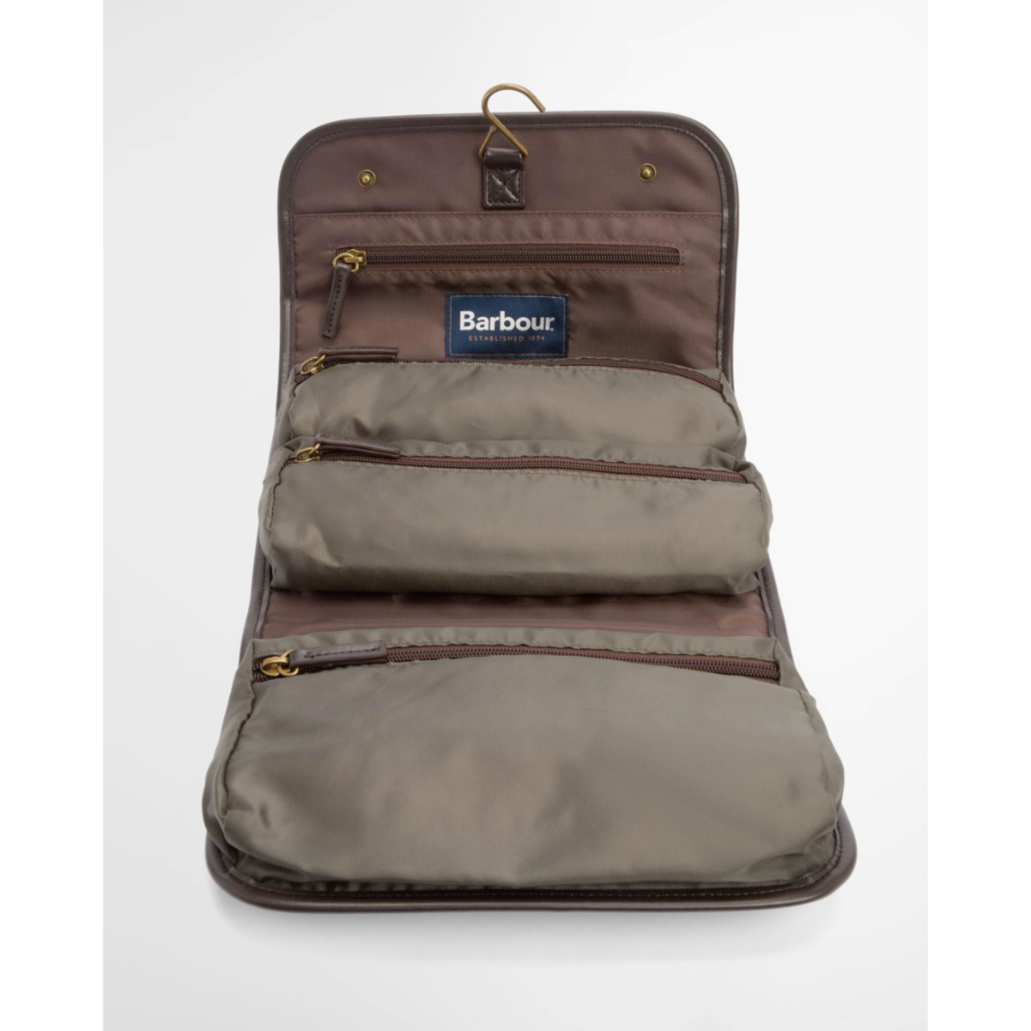 新品【バブアー】ドライワックスド コットン・ハンギング ウォッシュバッグ BARBOUR/バブアー】Waxed Hanging Washbag・ドライワックスド