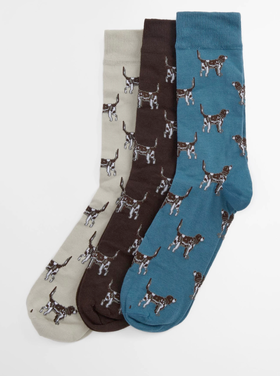 Barbour Barbour Pointer Dog Socks Gift Set