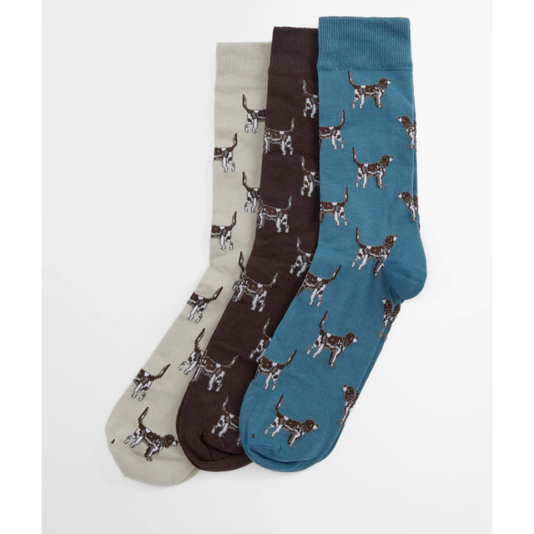 Barbour Barbour Pointer Dog Socks Gift Set