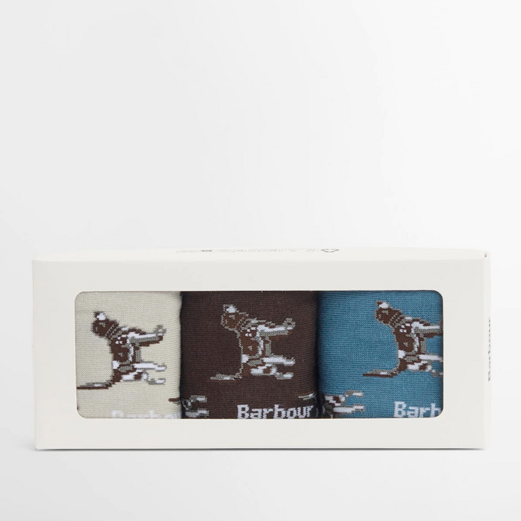 Barbour Barbour Pointer Dog Socks Gift Set