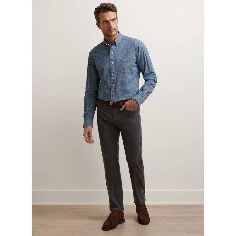 Peter Millar Peter Millar Signature Sateen Five-Pocket Pant