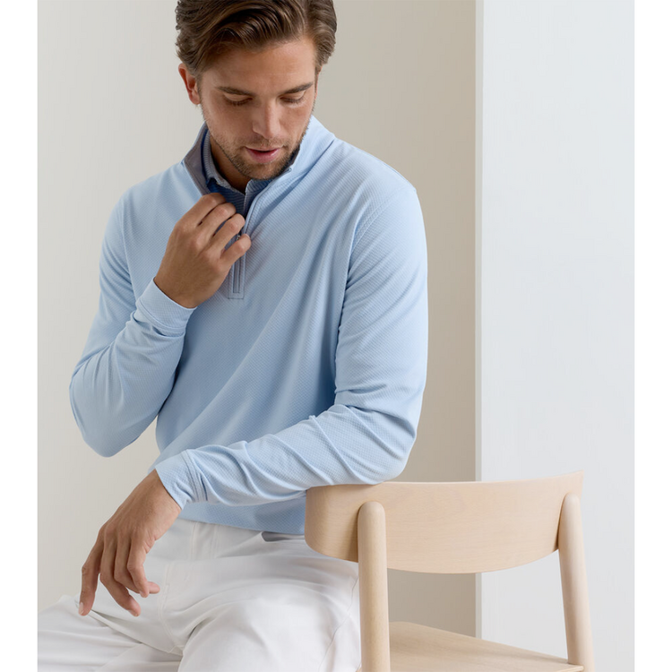Peter Millar Peter Millar Perth Crosshatch Performance Quarter-Zip