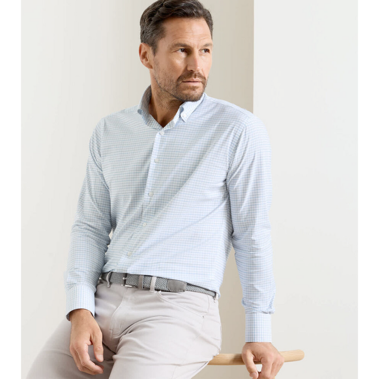 Peter Millar Peter Millar Rommel Performance Twill Sport Shirt