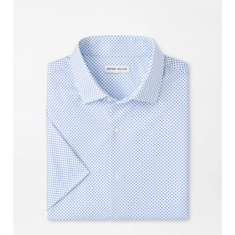 Peter Millar Peter Millar Cecil Performance Poplin SS Sport Shirt