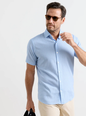Peter Millar Peter Millar Windsail Cotton Lyocel SS Sport Shirt
