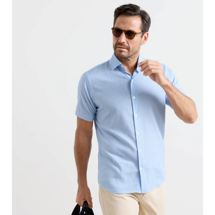 Peter Millar Peter Millar Windsail Cotton Lyocel SS Sport Shirt